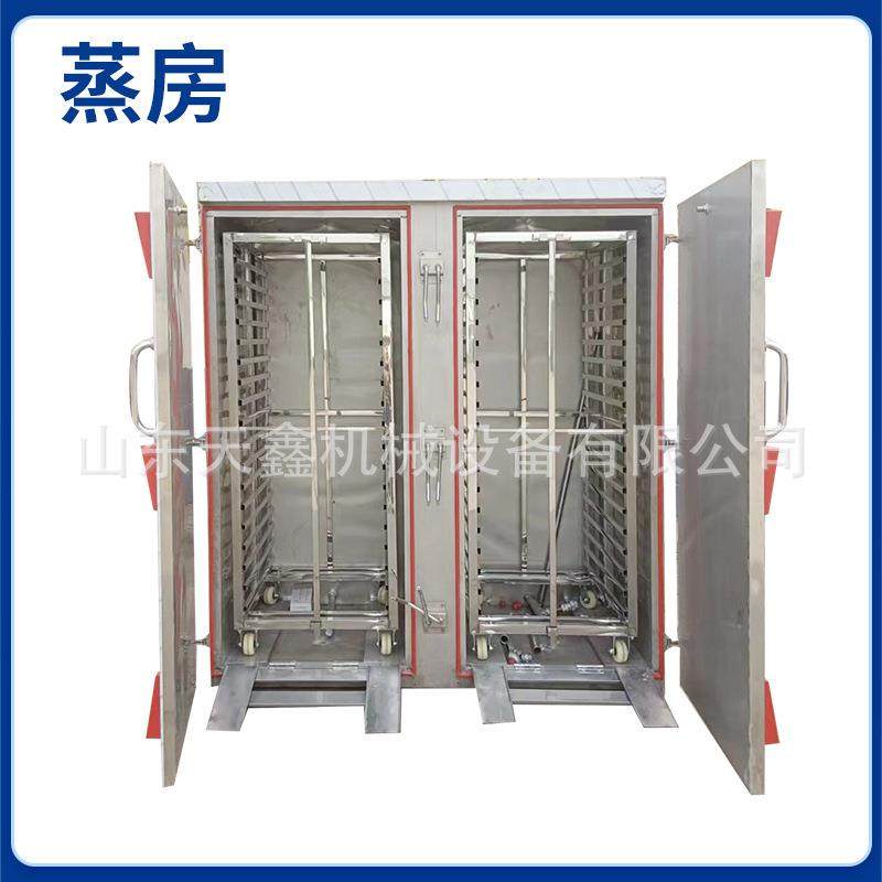 馒头蒸房不锈钢单双门蒸房推车式商用蒸箱馒头蒸箱