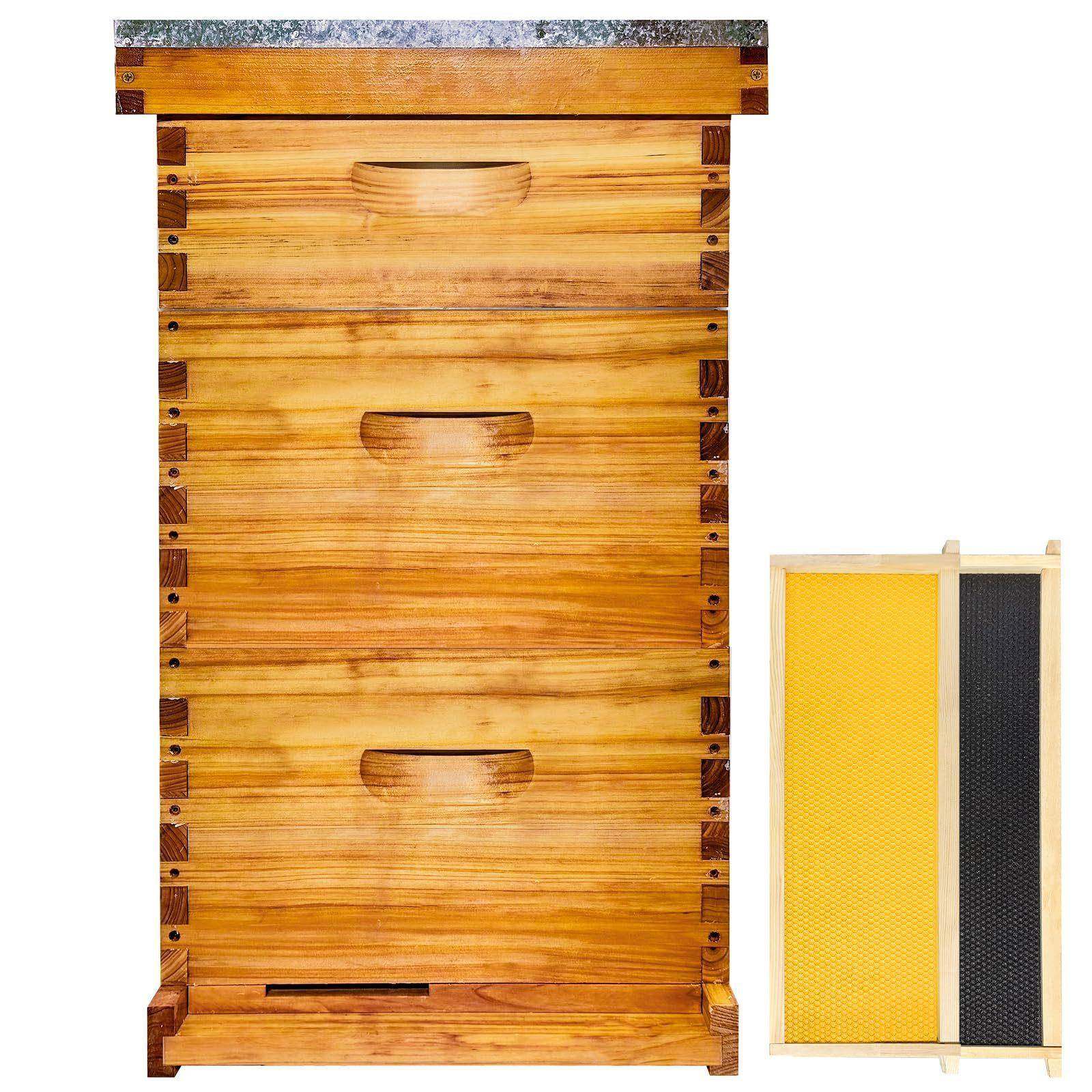 朗氏蜂箱三层煮蜡意蜂蜂箱全套养蜂工具标准十框蜜蜂蜂巢箱套装,畜牧/养殖物资,特种养殖设备,淘宝优惠券,粉丝福利购,淘宝优惠卷