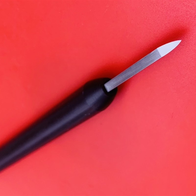 手修机雕橄榄核尖刀修核桃纹路黄筋桃核纹路挑线工具