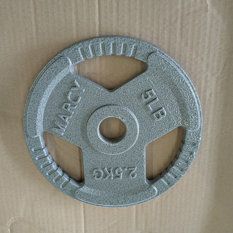 新品纯铁烤漆杠铃片哑铃片重量尺寸误差百分之五大孔5.2小孔2.9cm