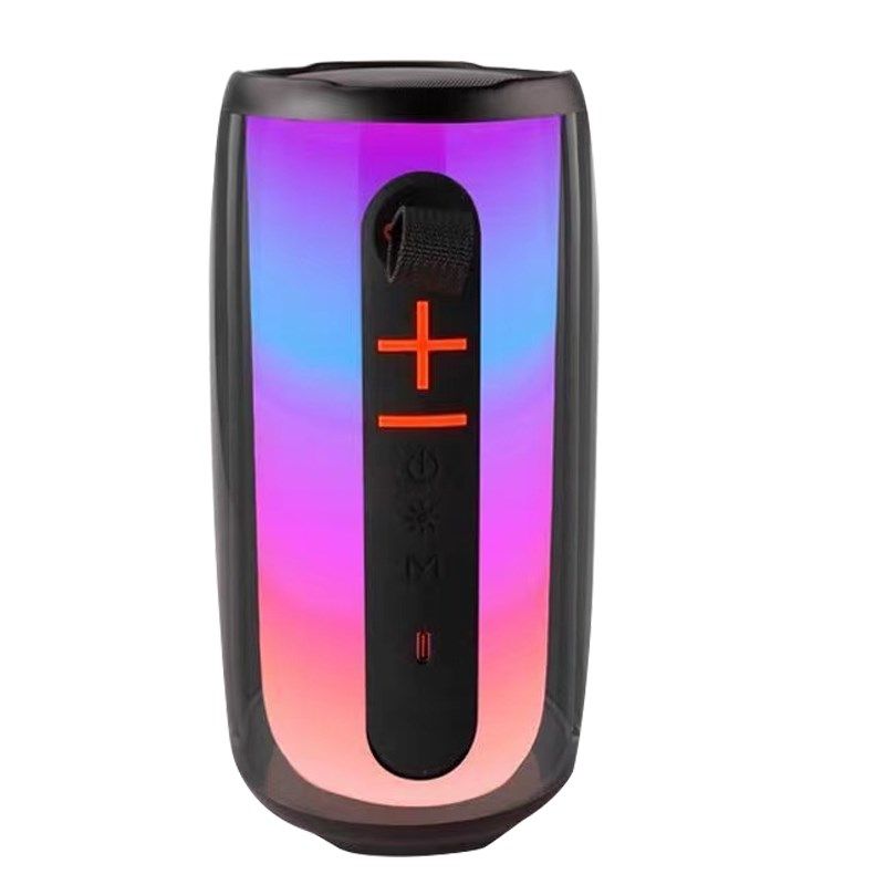 华强北蓝牙音箱脉动E6网红炫彩灯光无线音响超低音炮K歌便携