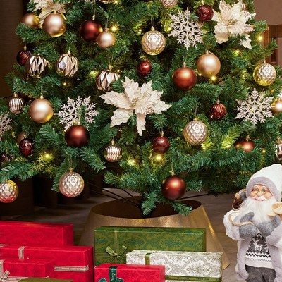圣诞节圣诞树家用装饰新款客厅小摆件大型商场活动布置