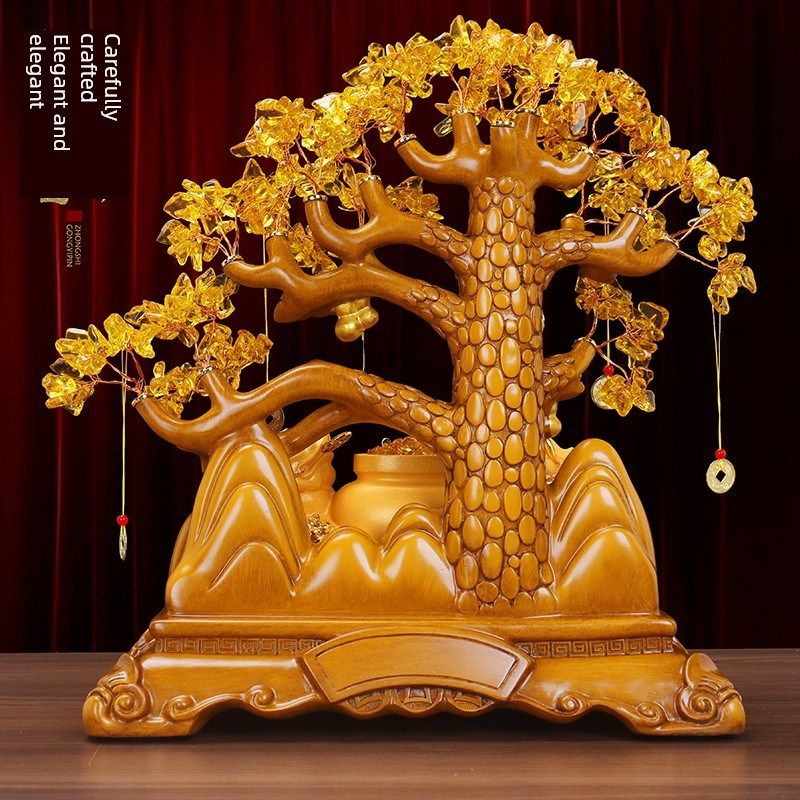 碧秀招财进宝聚宝盆饰品客厅钱树饰品收银乔迁开幕礼,家居饰品,桌面摆件,淘宝优惠券,粉丝福利购,淘宝优惠卷