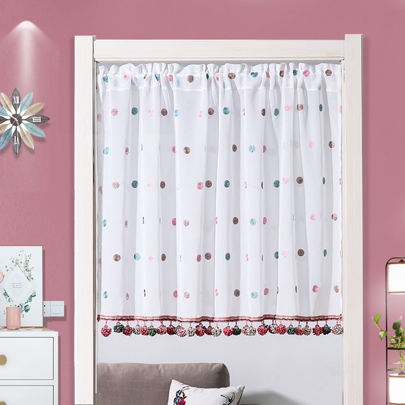 门帘隔断帘家用卧室帘遮挡装饰卫生间厨房纱帘小窗短帘