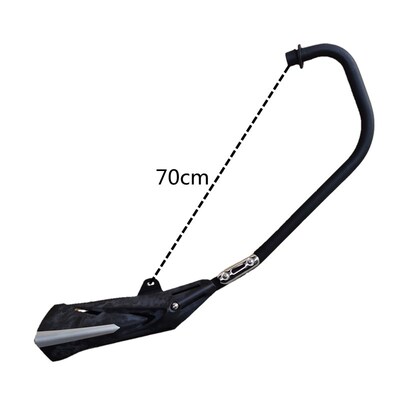 适用隆 劲隆摩托车6鑫CRJ55消声器管气排烟囱