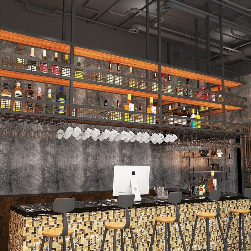 吧台酒架吊架悬挂式吊柜红酒杯酒吧餐厅倒挂展示架,商业/办公家具,红酒架/柜,淘宝优惠券,粉丝福利购,淘宝优惠卷