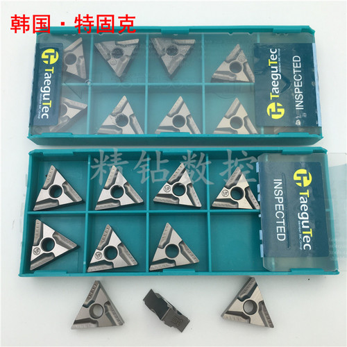 特固克金属陶瓷数控车刀片TNMG160404R/L-VF CT3000三角开槽刀片