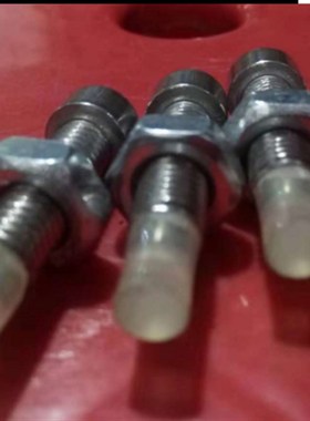 带聚氨酯止动螺栓 内六角螺栓型UUSCB6 PSCB8调节螺栓 调节螺丝