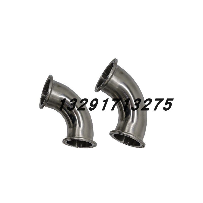 不锈钢焊接弯头304快装弯头卫生级镜面弯头90卡盘式弯头