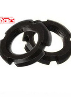 国标 GB812圆螺母/开槽螺母/止退螺母/四槽螺母M10*1--M150*2