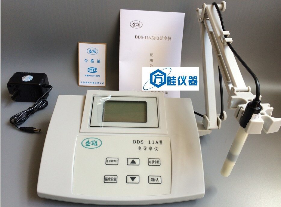 上海晶磁台式数显电导率仪 电导仪实验DDS-11A电导测试正品包邮