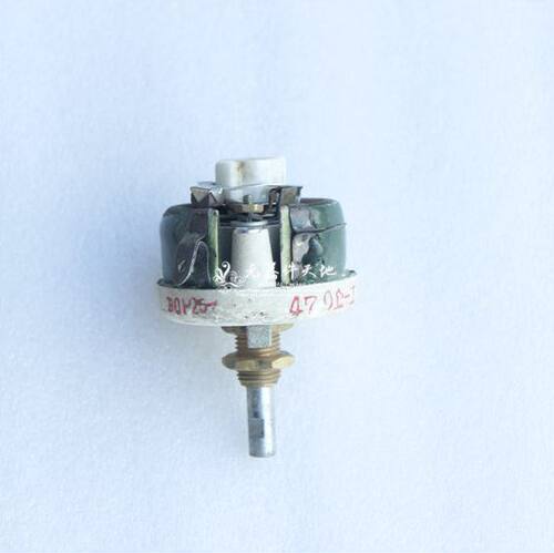 新库存大功率瓷盘变阻器B01 -25W 470欧线绕电位器 25元/只