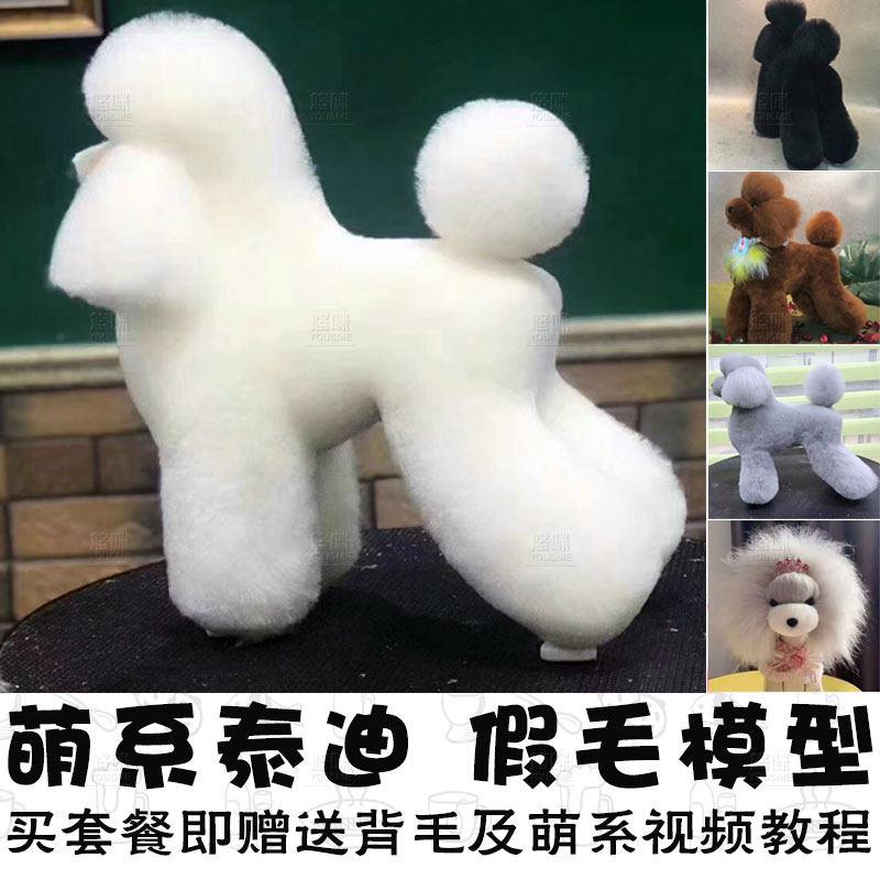宠物美容练习假狗仿真泰迪剪毛模型 瑞宠宠物美容工具全身假毛练
