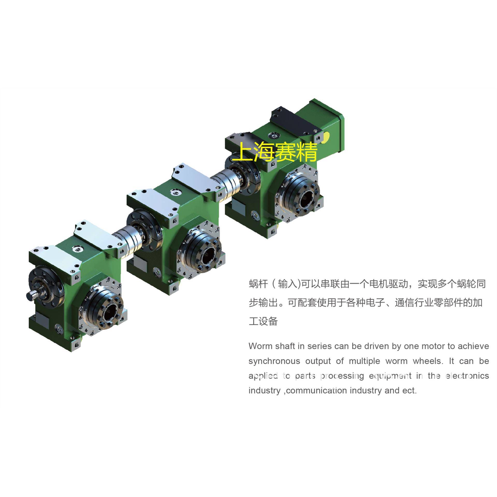 SDB055双导程高精密蜗轮蜗杆减速机/间隙可调精密蜗轮蜗杆减速机