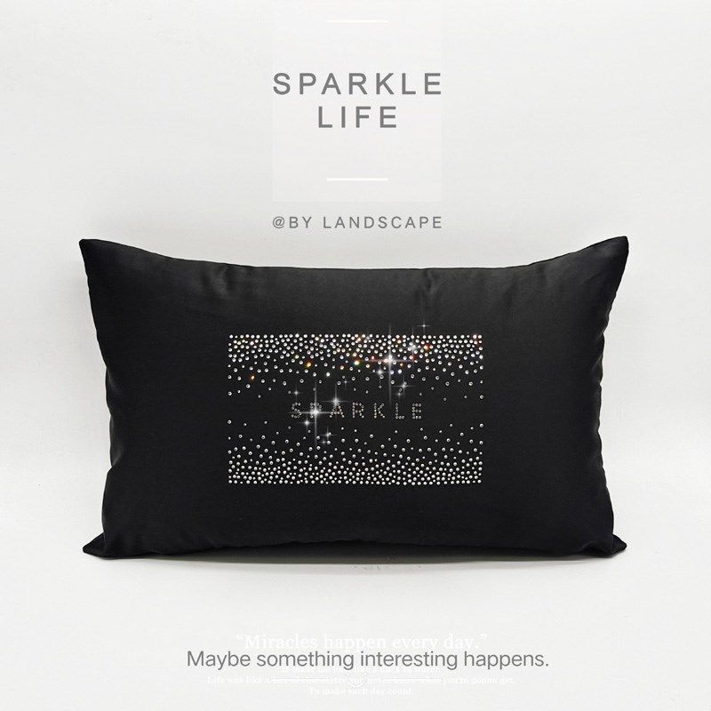 高档轻奢沙发抱枕禅丝高精密字母烫钻靠垫车内腰枕样板间靠枕,居家布艺,靠垫/抱枕,淘宝优惠券,粉丝福利购,淘宝优惠卷