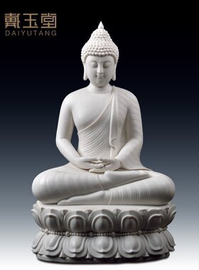 戴玉堂 陶瓷摆件《东南亚 牟尼佛》林建平工艺家居装饰品