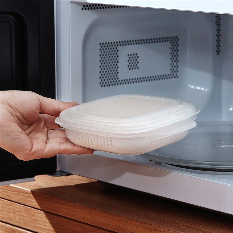 米饭保鲜盒可微波加热午饭便当盒蒸饭盒家用冷冻盒子,收纳整理,食物收纳盒,淘宝优惠券,粉丝福利购,淘宝优惠卷