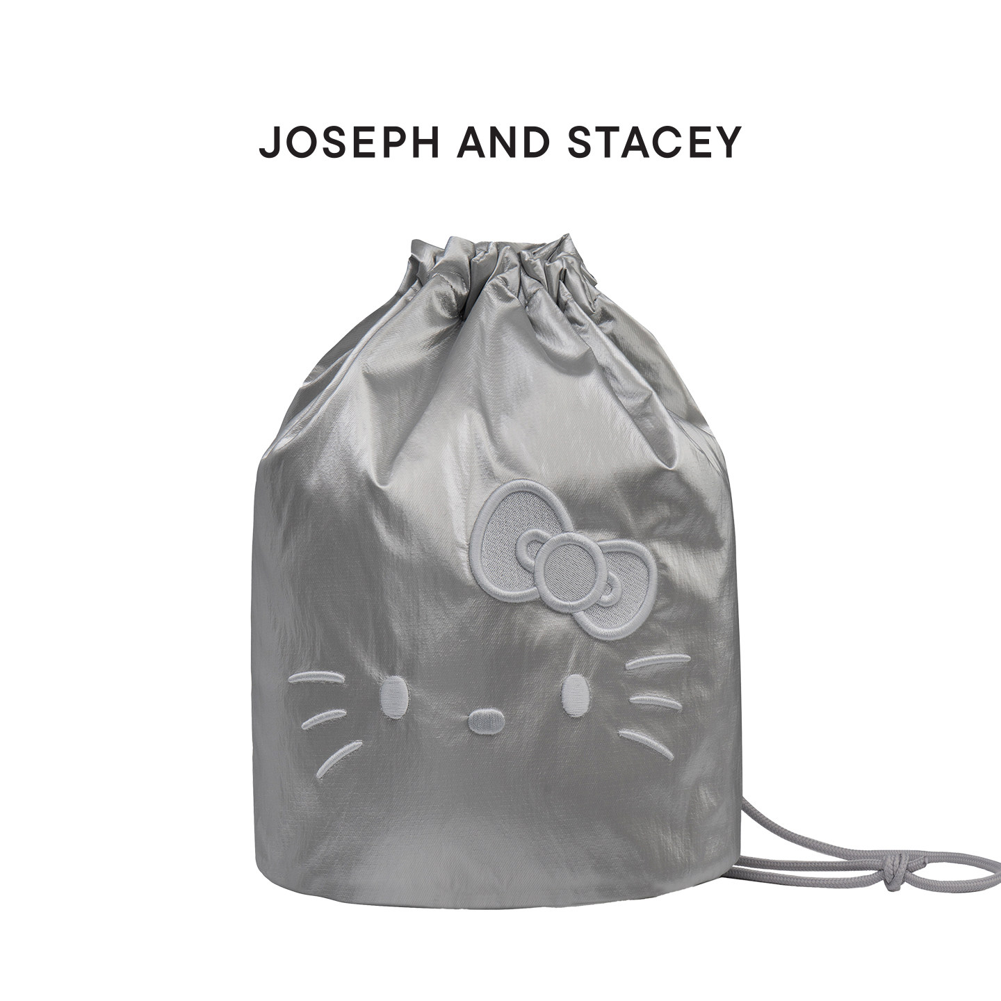 JOSEPHANDSTACEY韩国包包女款秋冬大容量抽绳hellokitty水桶包