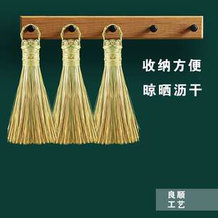竹编制品竹子刷锅把竹制刷把厨房洗锅篾竹刷子家用老式手工锅刷
