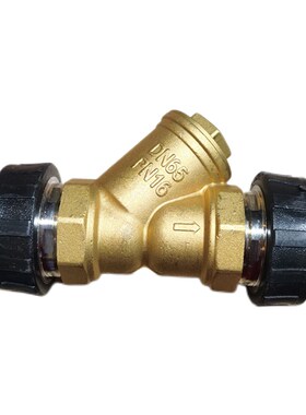 PE过滤网Y型黑管过滤泥沙杂质75 90 110雾喷滴灌4分2寸1寸半过滤