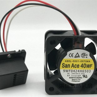 0001 24V 0575 4020 0.09A风扇 防水9WF0424H6503 发那科A90L