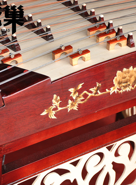 初学成人扬琴乐器402401舞台演奏扬琴色木材质赠送盒架子厂家直销