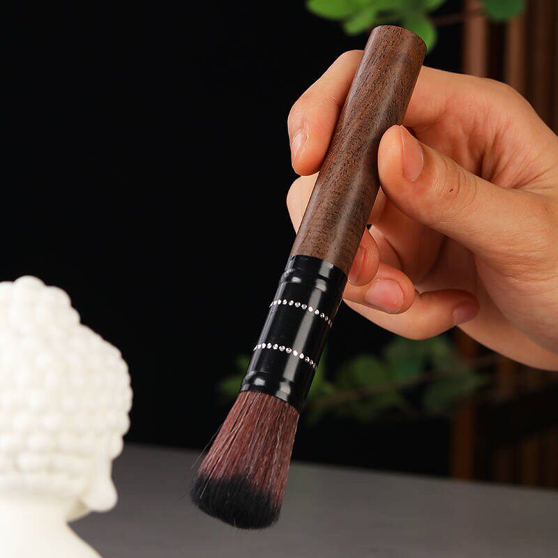 净佛巾擦佛像布防尘刷清理工具除尘扫佛尘扫扫尘刷子拂尘掸子手工