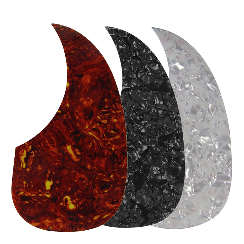 FLEOR民谣木吉他护板40/41寸吉他扫弦贴纸水滴透明送琴弦拨片