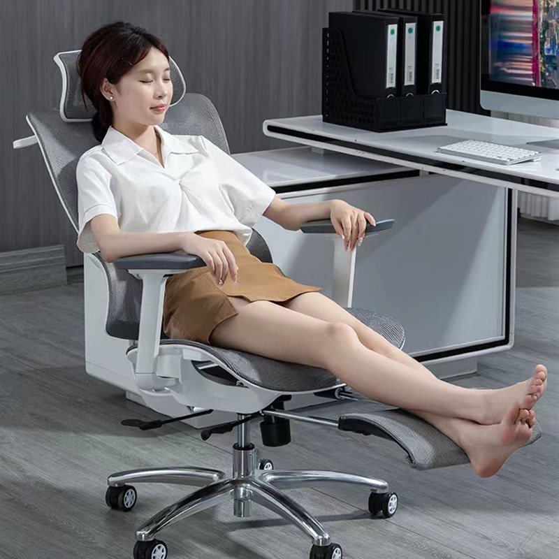 速发人体工学椅电k脑椅家用椅子办公椅舒适久坐电竞椅可躺护腰午