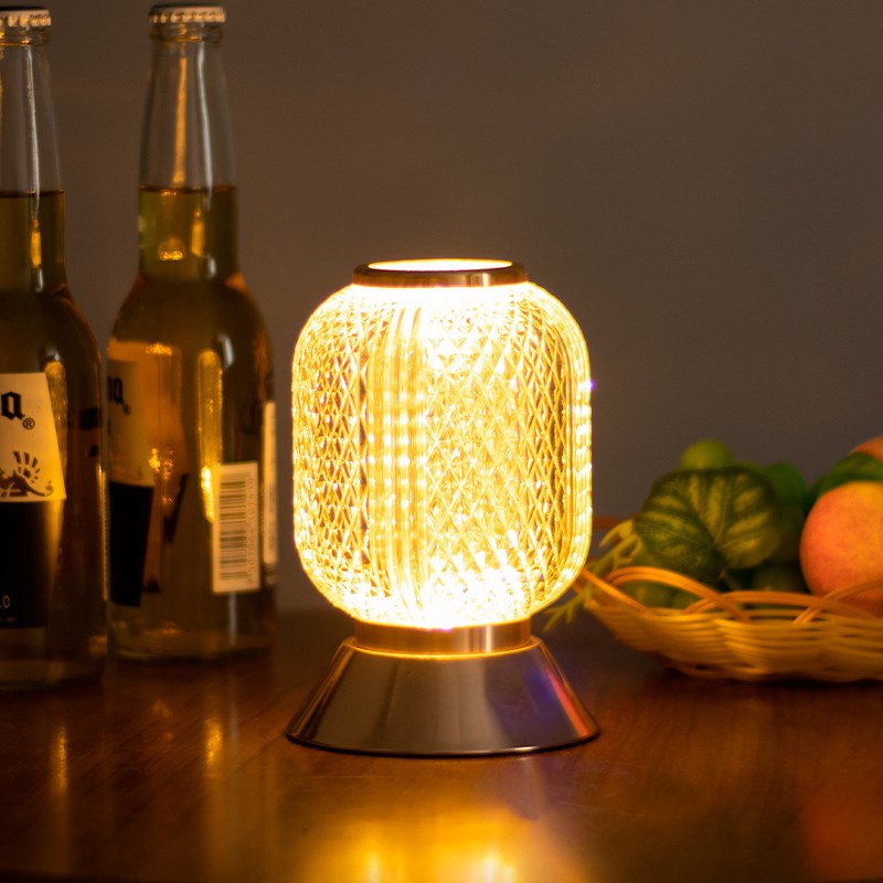 七彩LED充电酒吧台灯KTV桌面防水蜡烛创意吧台灯咖啡厅桌灯小夜灯