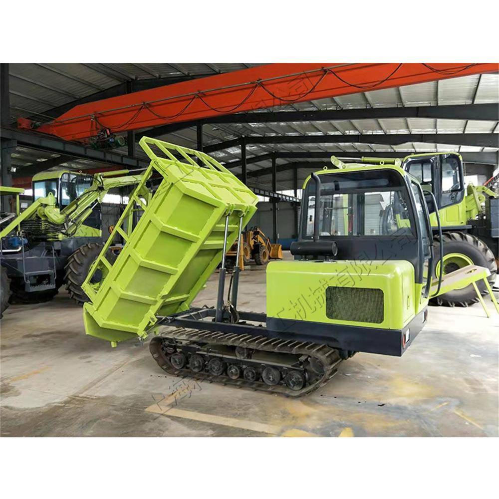 工程混凝土运输车道路基建自卸履带输送车矿用全地形自动搬运车