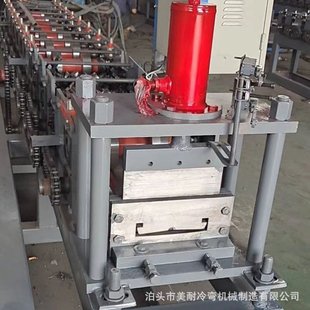 建筑工地施工装配式围挡板设备 彩钢围挡压瓦机  进料