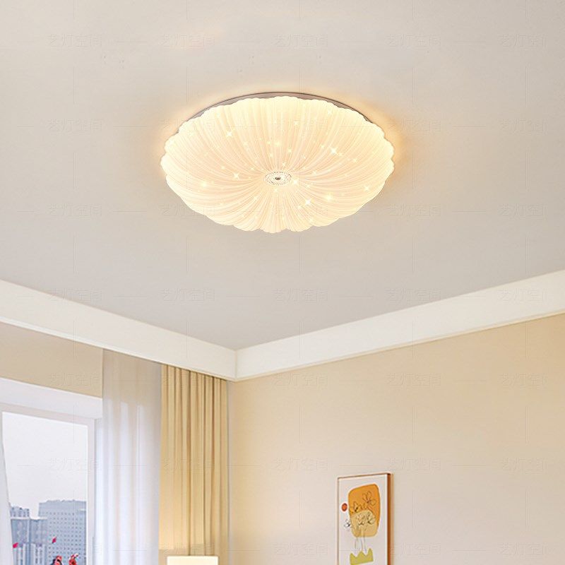 艺灯空间奶油风卧室灯全光谱护眼现简约主卧灯花朵灯,家装灯饰光源,护眼吸顶灯,淘宝优惠券,粉丝福利购,淘宝优惠卷