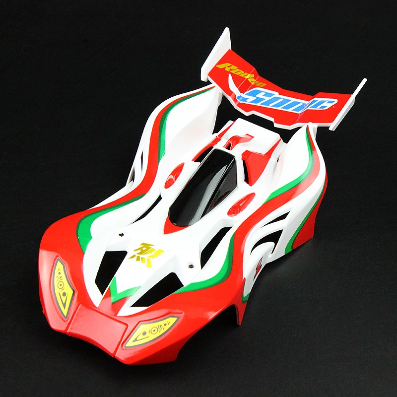 捷品四驱车配件6代豪烈野牛冲锋牛仔音速喷漆车壳