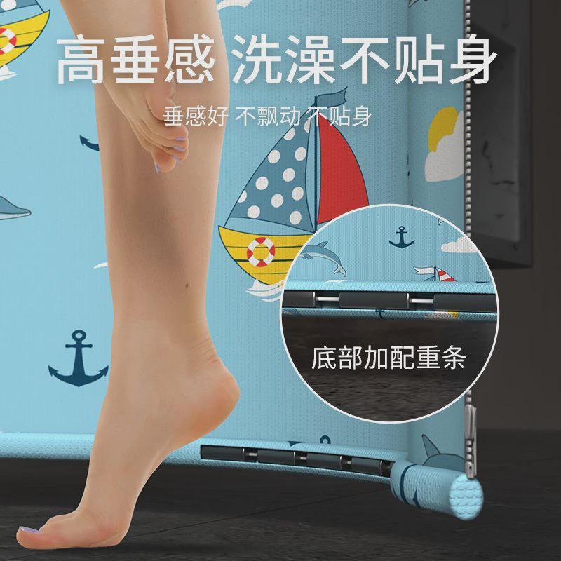 圆形家用冬天浴帘保暖洗澡浴罩成B人宝宝加厚浴帐保温储物袋好收
