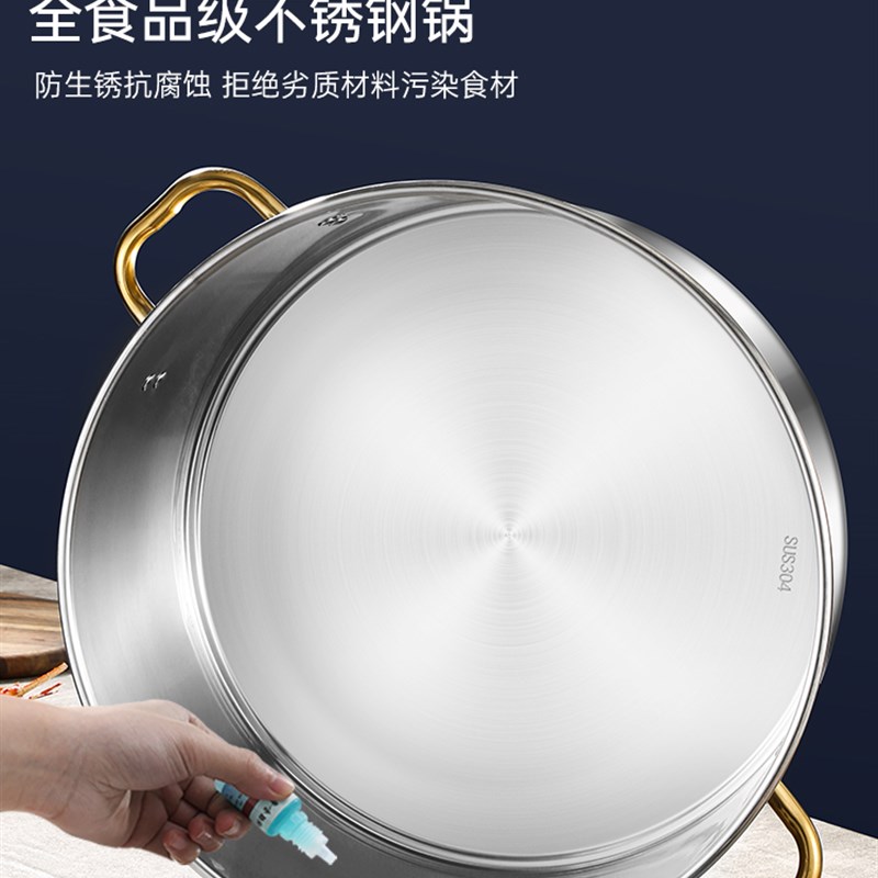 煮面炉商用304锅麻辣烫专用锅燃气翅片桶烫粉面熬汤烫菜关东煮