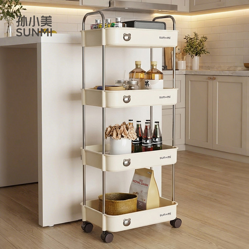 孙小美多层小推车万向轮