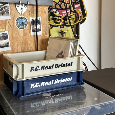 潮牌FCRB藤原浩Brs工业风堆叠收纳杂物桌面储物盒