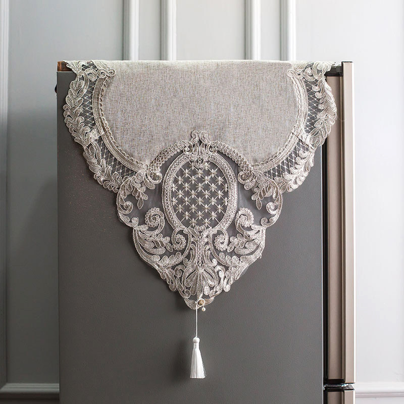 欧式奢华盖布防尘布对开门单双开门罩蕾丝多用盖巾,居家布艺,万能盖巾,淘宝优惠券,粉丝福利购,淘宝优惠卷