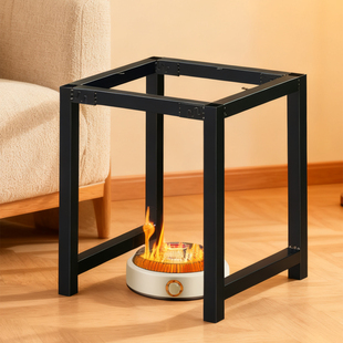 桌子腿 正方形烤火桌架 烤火架 桌脚架 铁艺支撑架 铁艺桌腿支架