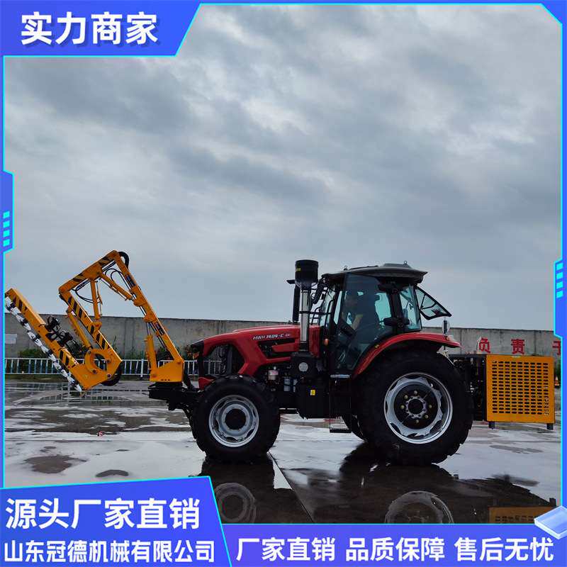电动绿篱修剪机高速公路车载绿篱修枝机伸缩旋转式绿化带修剪机