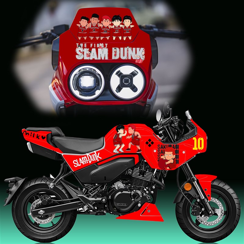 适用于春风狒狒XO贴纸全车膜防水贴花改装拉花个性版画车贴保护膜