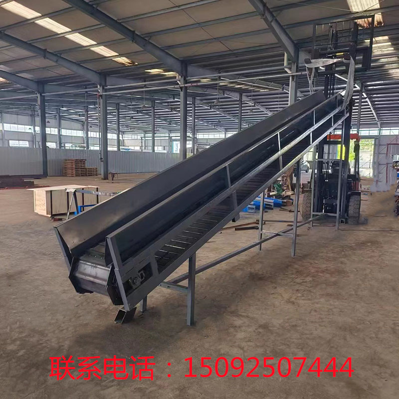 可定制不锈钢磷板提升机重工业磷板输送带流水线爬坡机