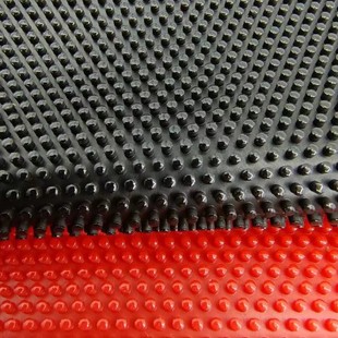 新品发亮版大小中颗粒蘑菇头固化乒乓球长胶单胶皮片零摩擦防弧怪