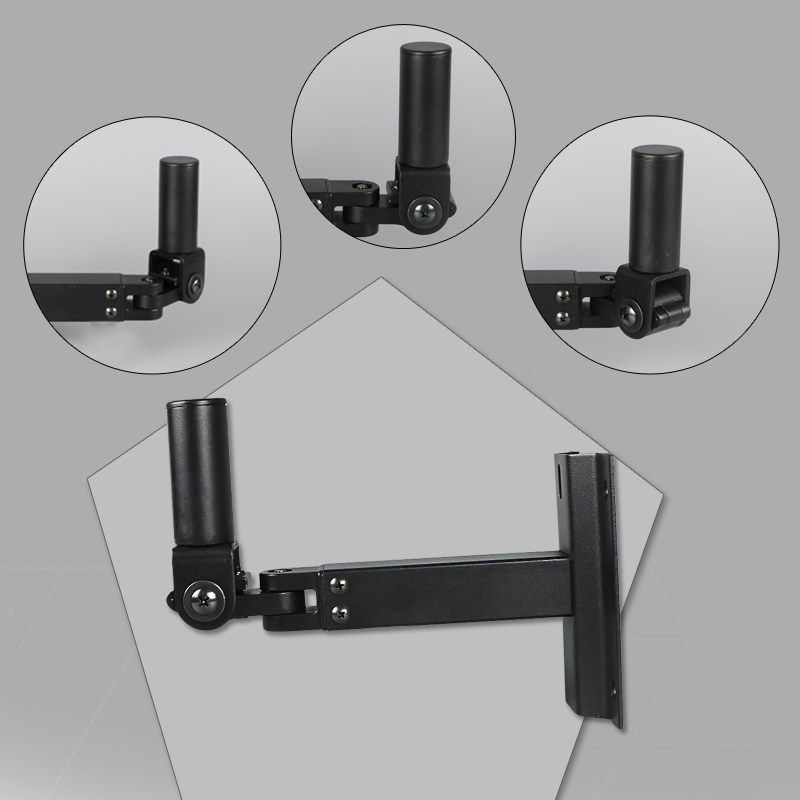 专业音箱壁挂架10寸8寸小型专业音响托架短款音箱支架可旋转角度