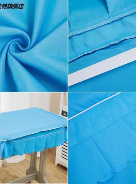 小学生课桌罩套学校教室课桌布蓝色书桌套绿色双人桌套定做40&tim