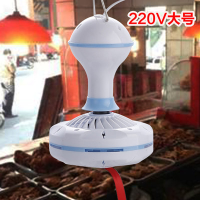 220V家用电大号小吊扇微风扇赶苍蝇驱蚊风扇熟食店免费送丝带