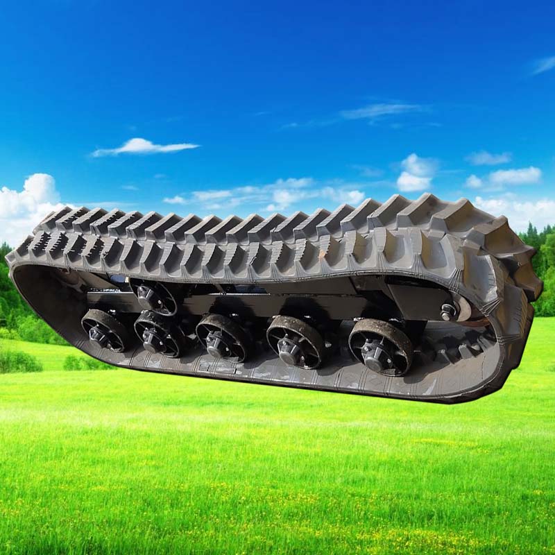 宽度230工程橡胶履带旋耕机挖掘C机旋耕机爬山虎运输车链条三角带