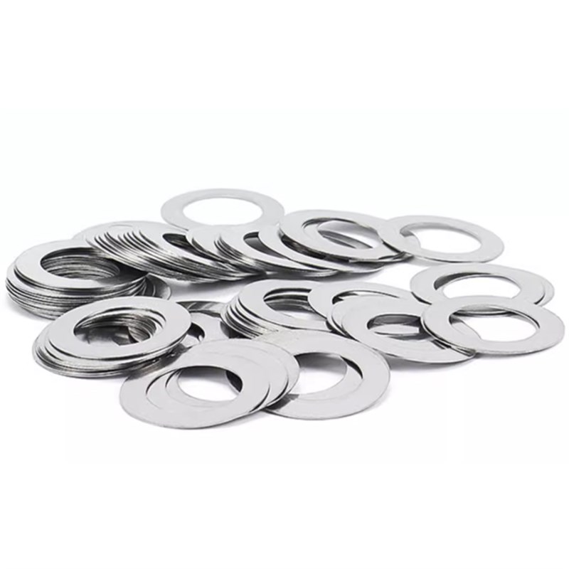 大包装304不g锈钢超薄金属垫片厚轴用间隙平垫垫圈0.1/0.2/0.3/0.