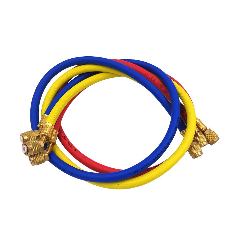 鸿森加氟管空调冷媒雪种加液管汽车制冷剂冲氟管三R色管410A22管